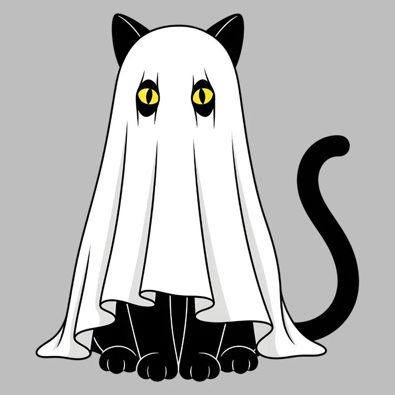 Ghost Cat Veil Ghost