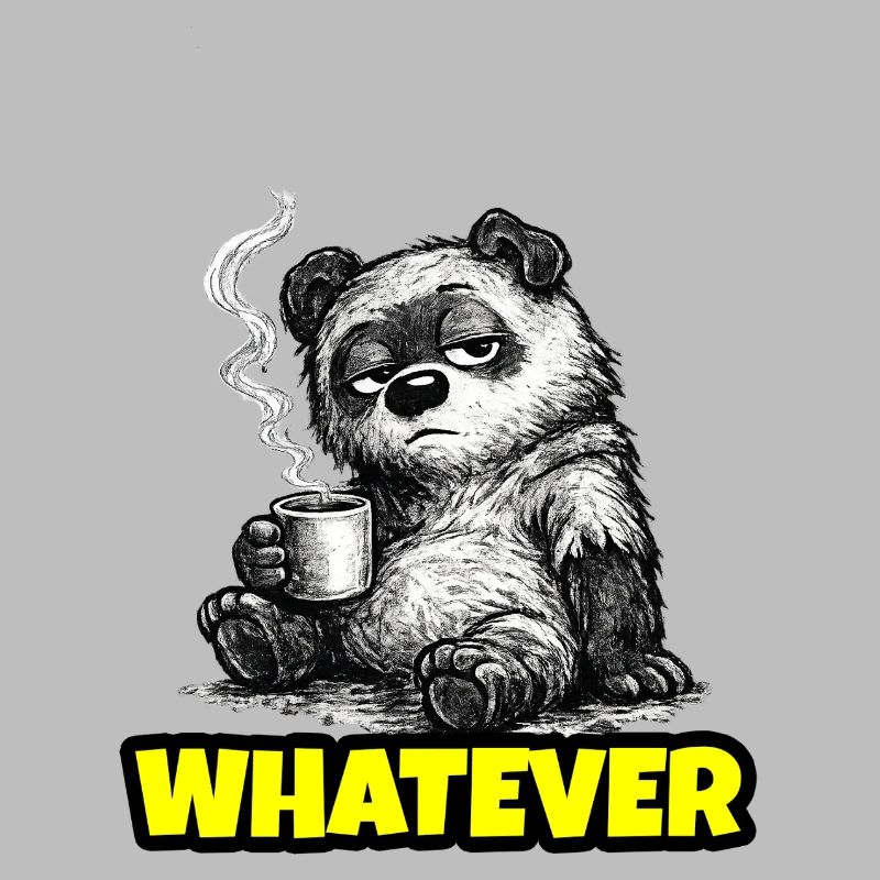Whatever – Grumpy Bear Coffee (Sketch)
