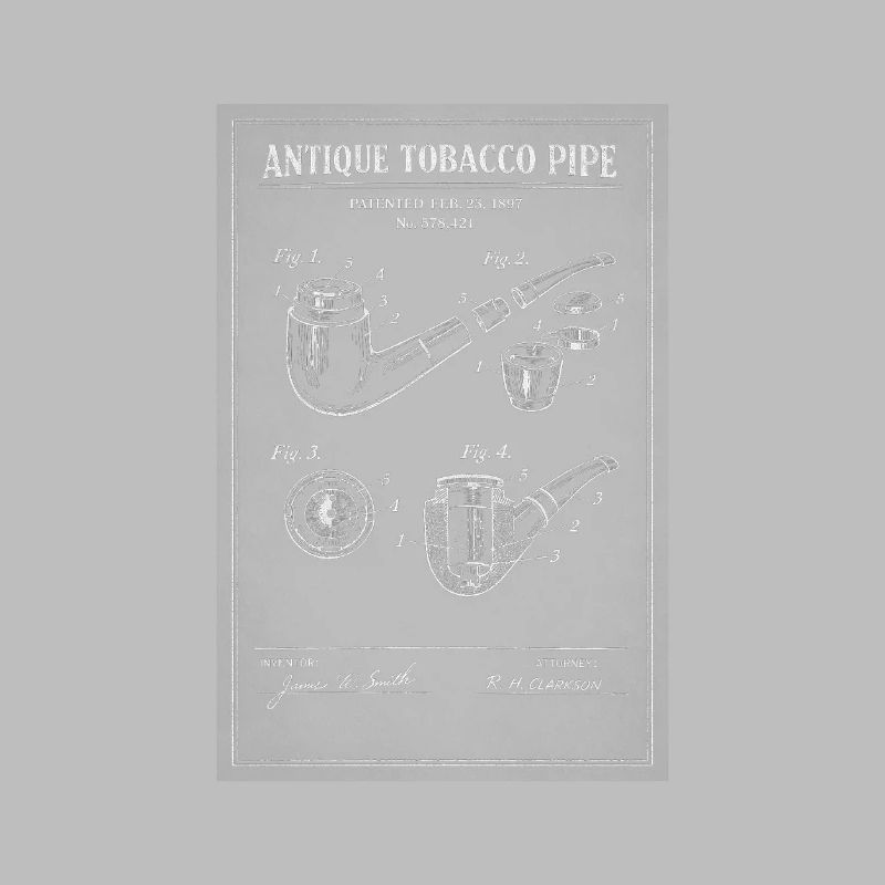 Plan de pipe à tabac ancienne