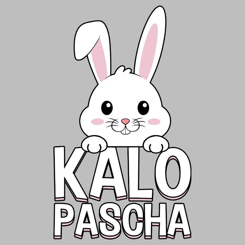 Kalo Pascha Greek Easter Bunny Orthodox Easter