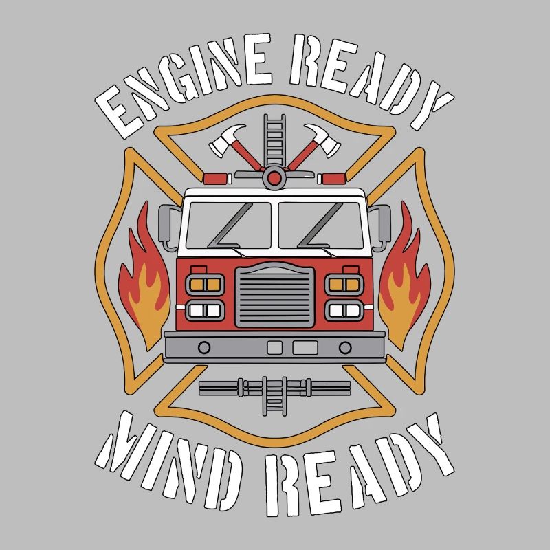 Fire Engineer Engine Ready Mind Ready Firefighting