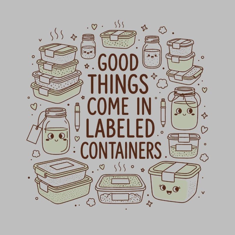 Labeled is better | Meal Prep Orga