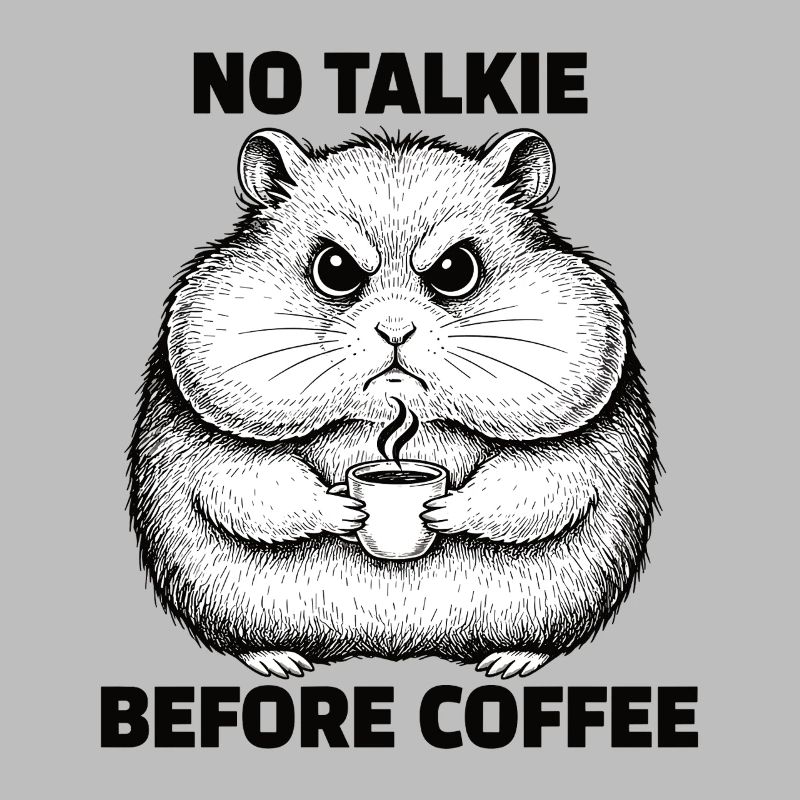 Pas de conversation devant un hamster amateur de café