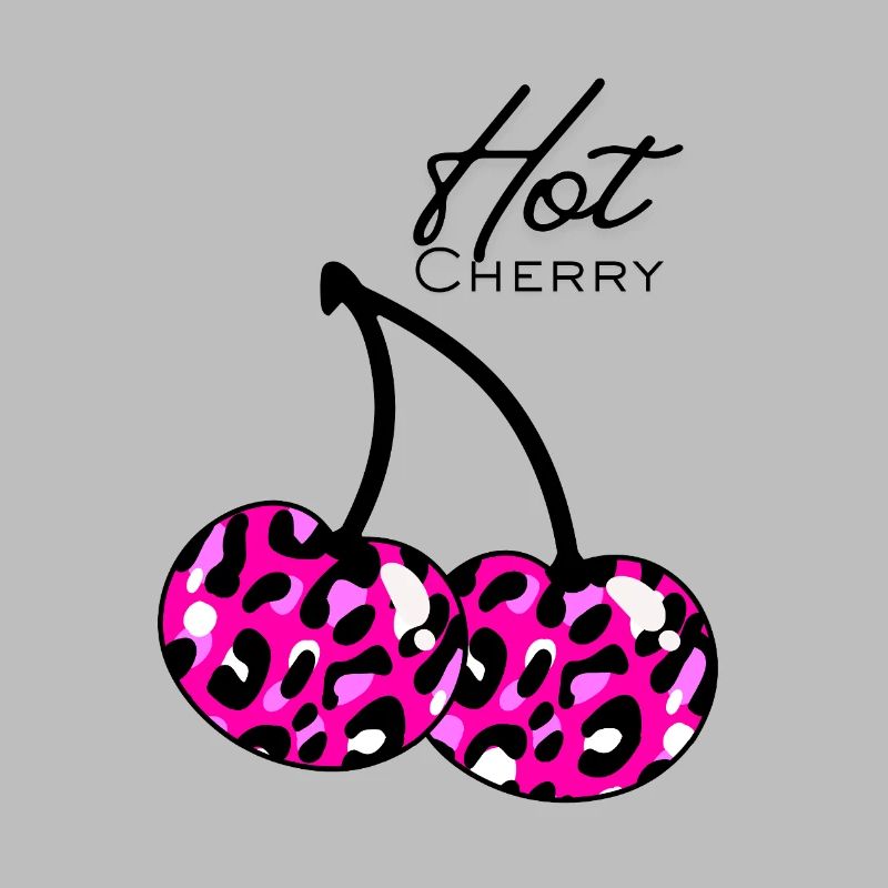 Pink Leopard Muster cherry