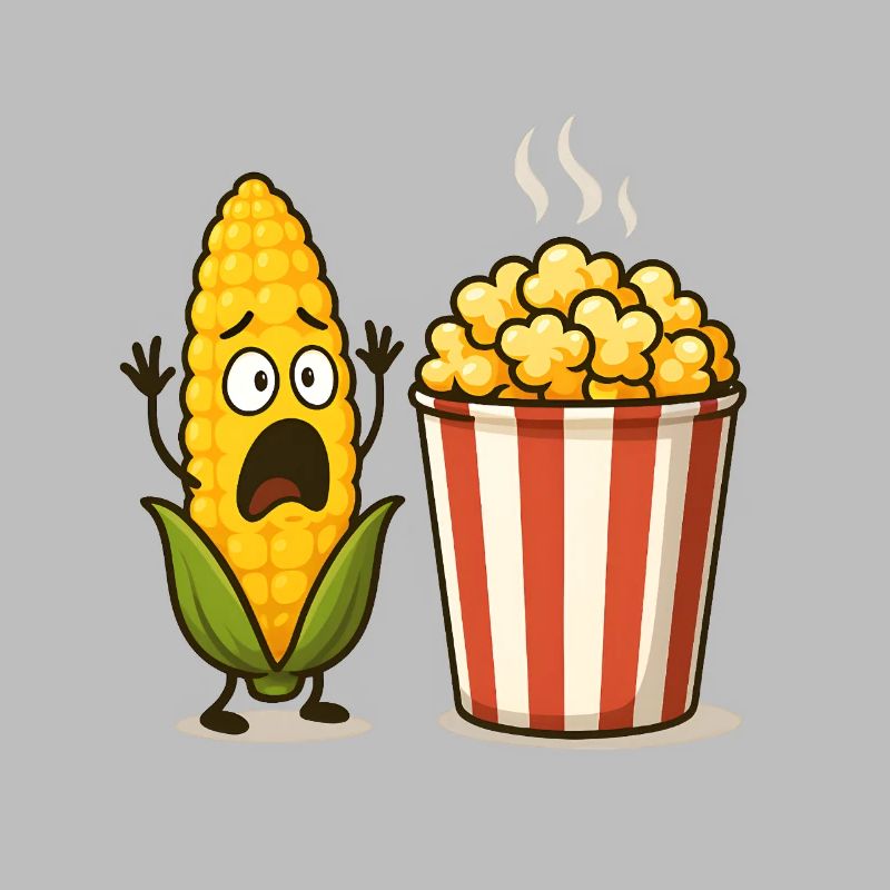 Shocked Corn Popcorn