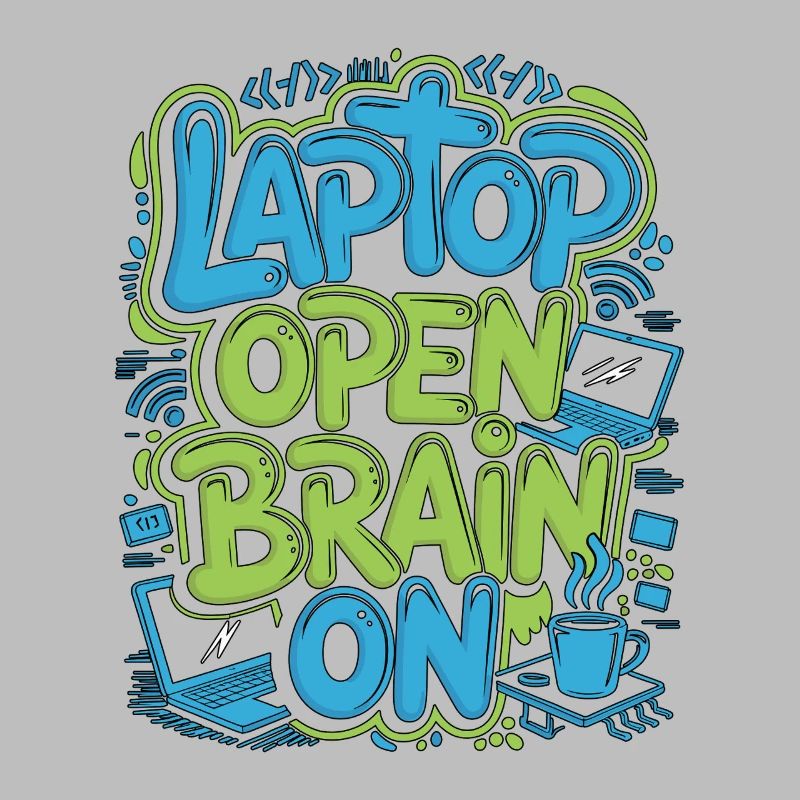 Remote Developer Laptop Open Brain On Remote Coder