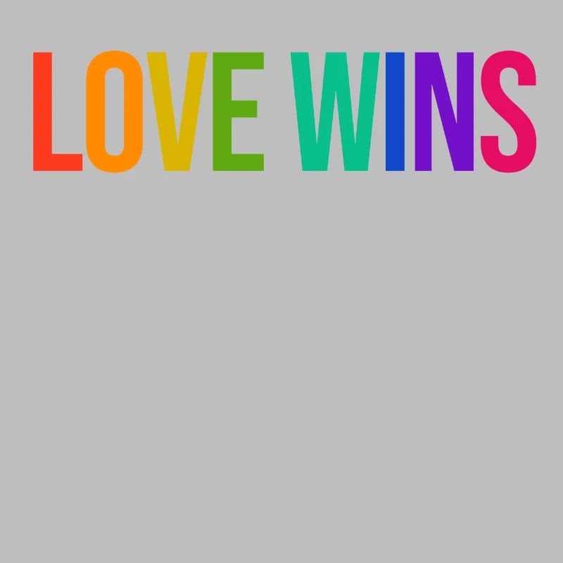 Rainbow Lgbt Equality Statement Pride