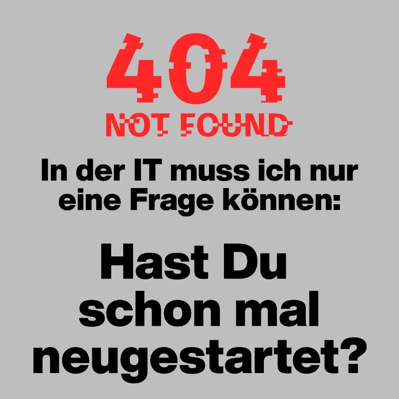 404 IT error, please restart, IT restart