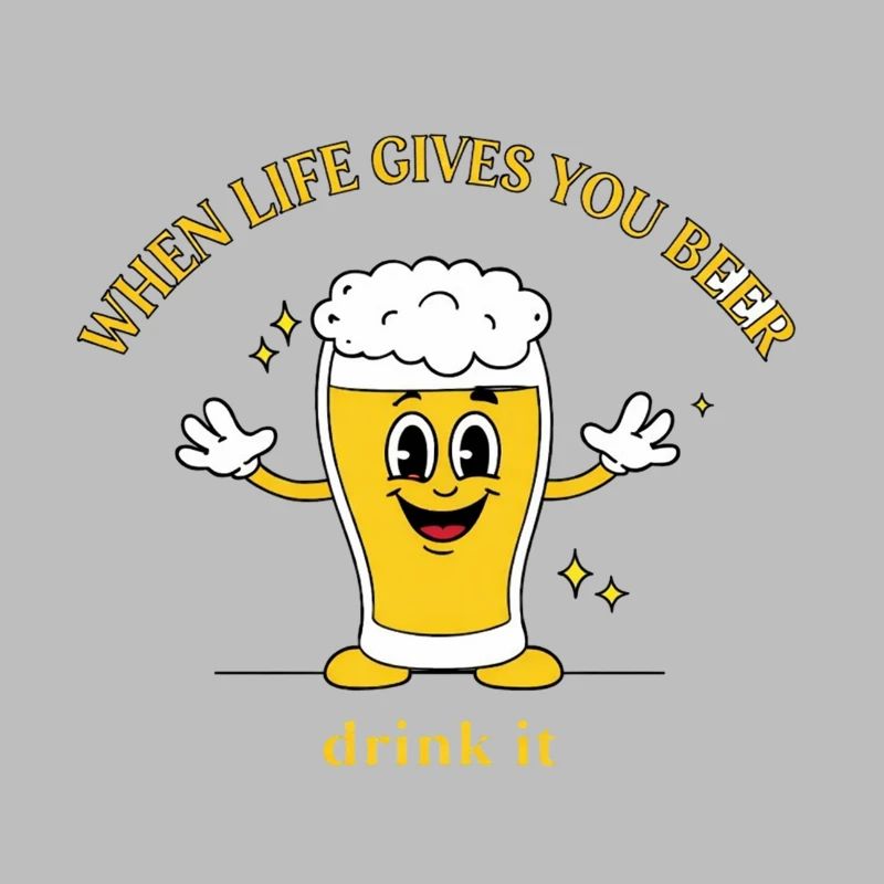 Devise de la bière Devise Cartoon