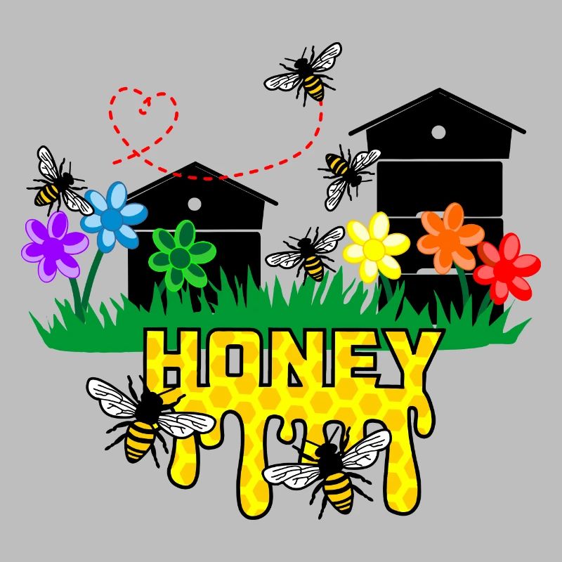 Honiggewächshäuser oder Bienenstöcke mit Bienen