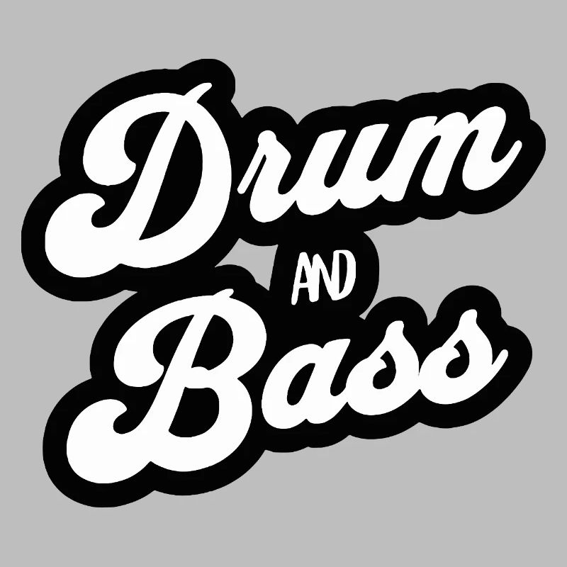 Drum and Bass Script Logo