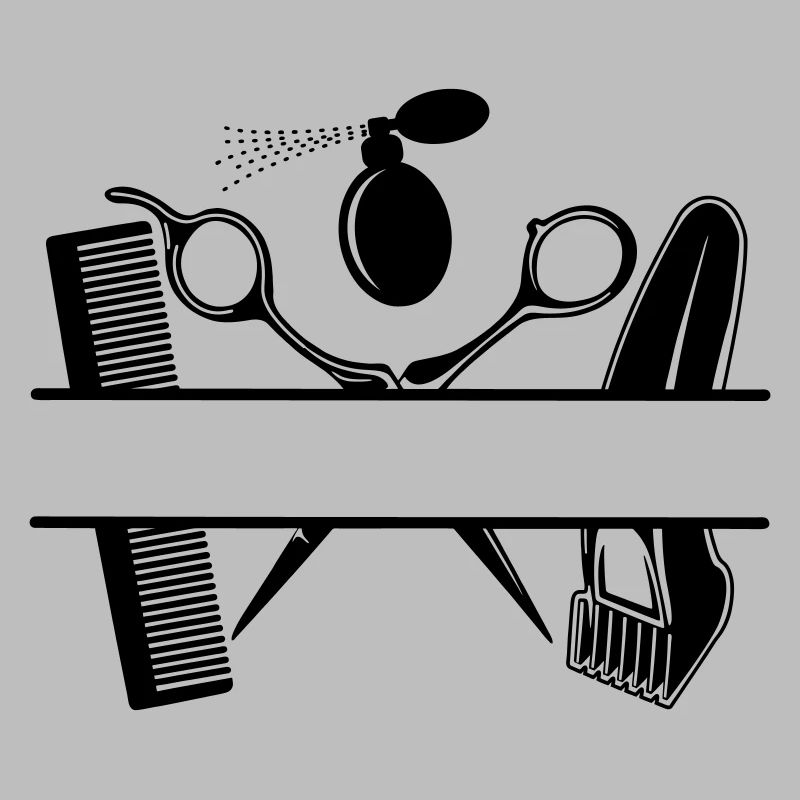 Friseur-Attribut-Text-Banner