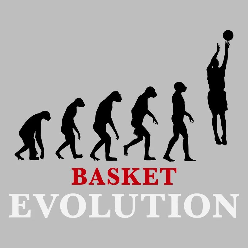 Basket Evolution Sport und Humor 3c