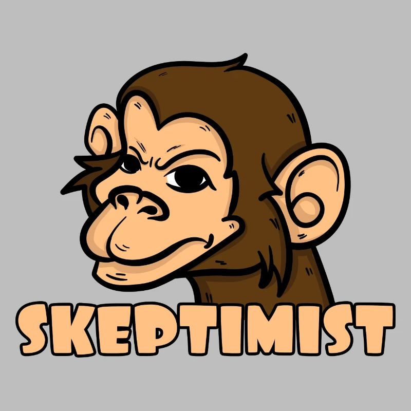 Skeptiker Affe - Skeptimist