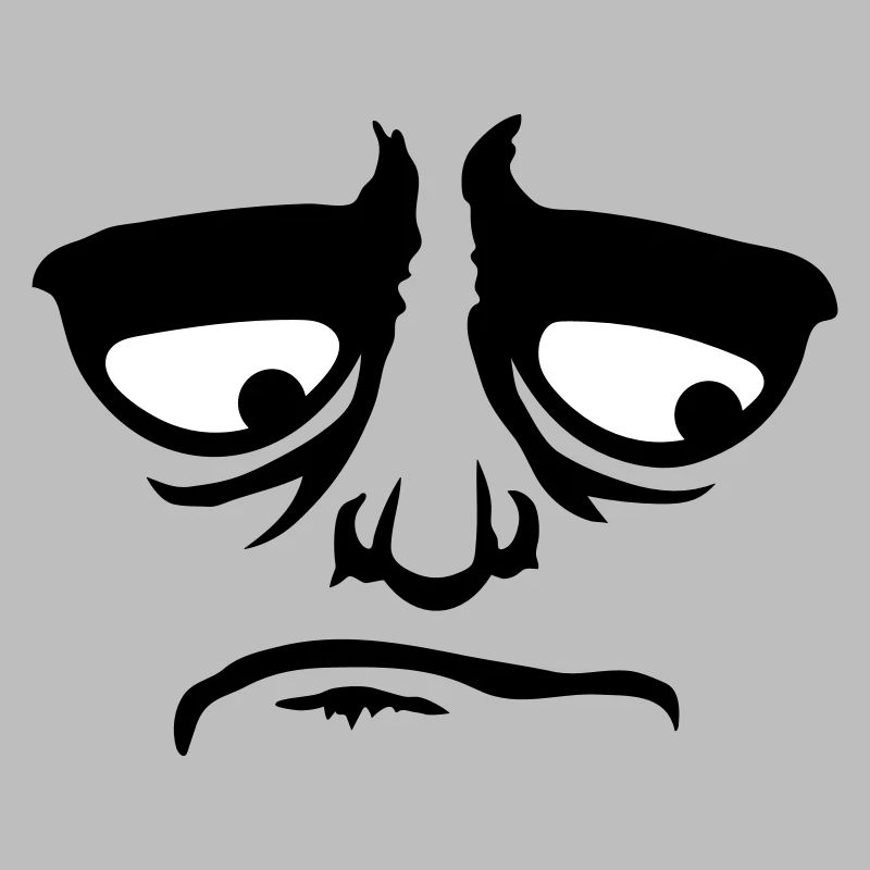 Grumpy sad disappointed face funny