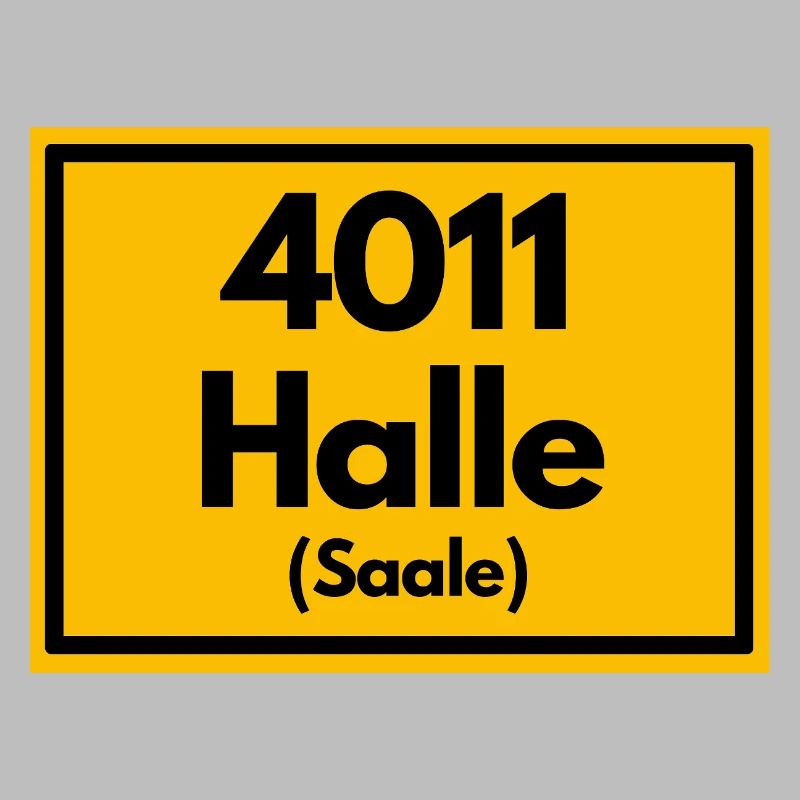 OLD POSTCODE POSTCODE RETRO 4011 HALLE (SAAALE)