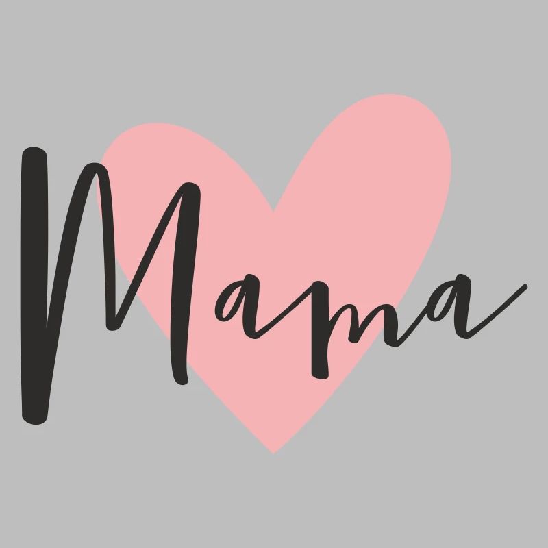 Mama mit Herz – Liebevolles Textdesign