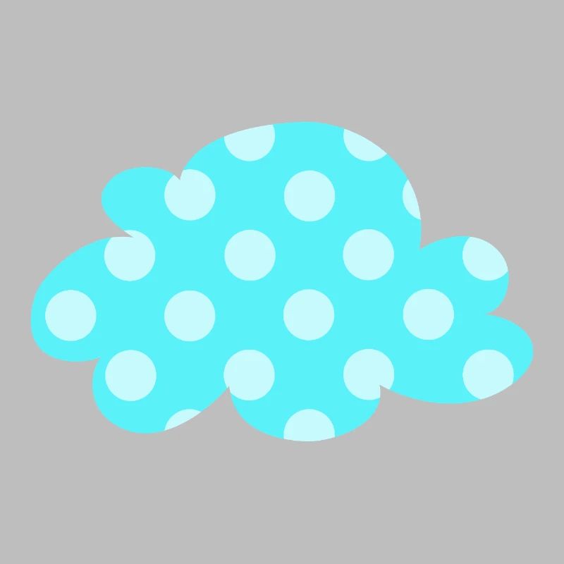 Points nuages Points Points Décoration de la chambre de bébé Enfants Météo