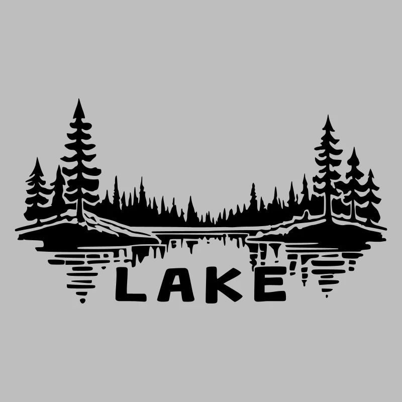 Lake Reflection [Black]