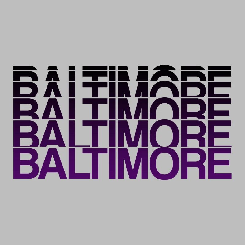 Baltimore Violet Gradient Style
