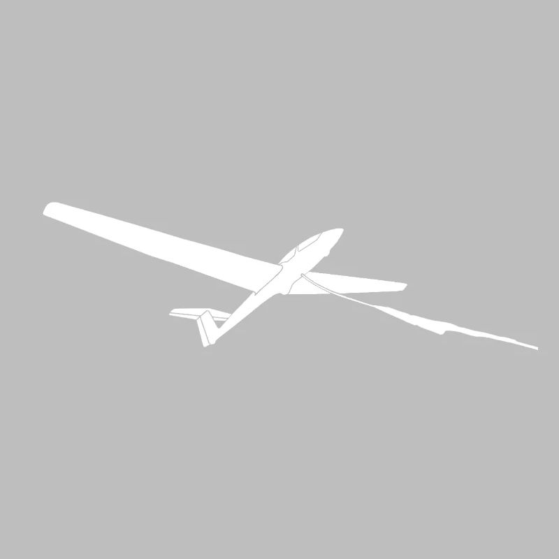 Glider Winch Launch Gliding Pilot Logo