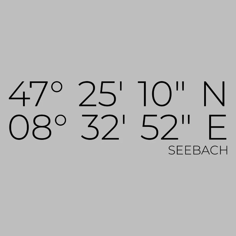 Coordinates District 11 Seebach Zurich