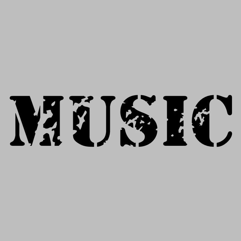 La musique comme la conception d'impression de