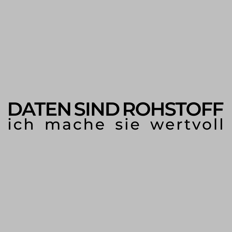 Daten sind Rohstoff – Data Engineer