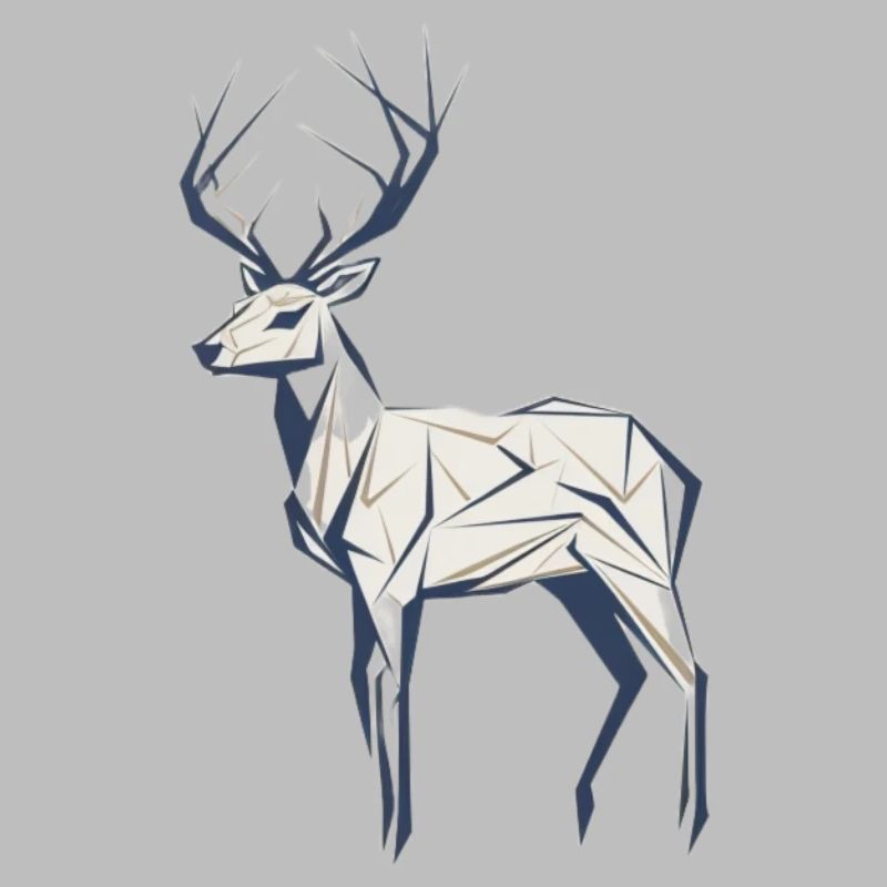 Minimalist Deer /Minimalistic Deer