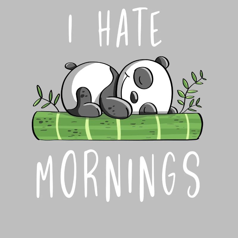 I Hate Mornings - Bambus Panda Bär - Comic
