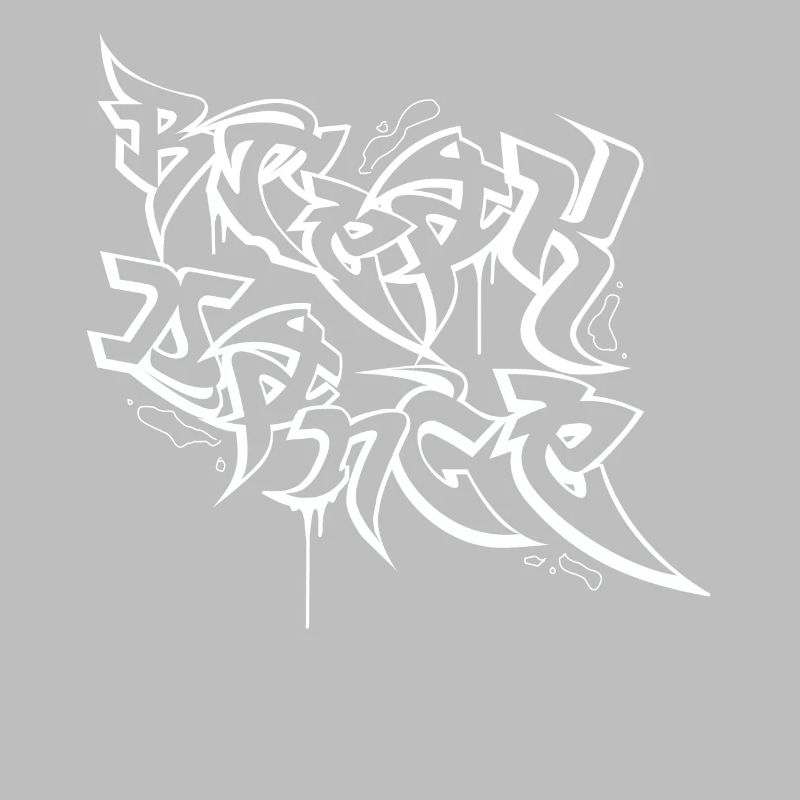 Breakdance graffiti
