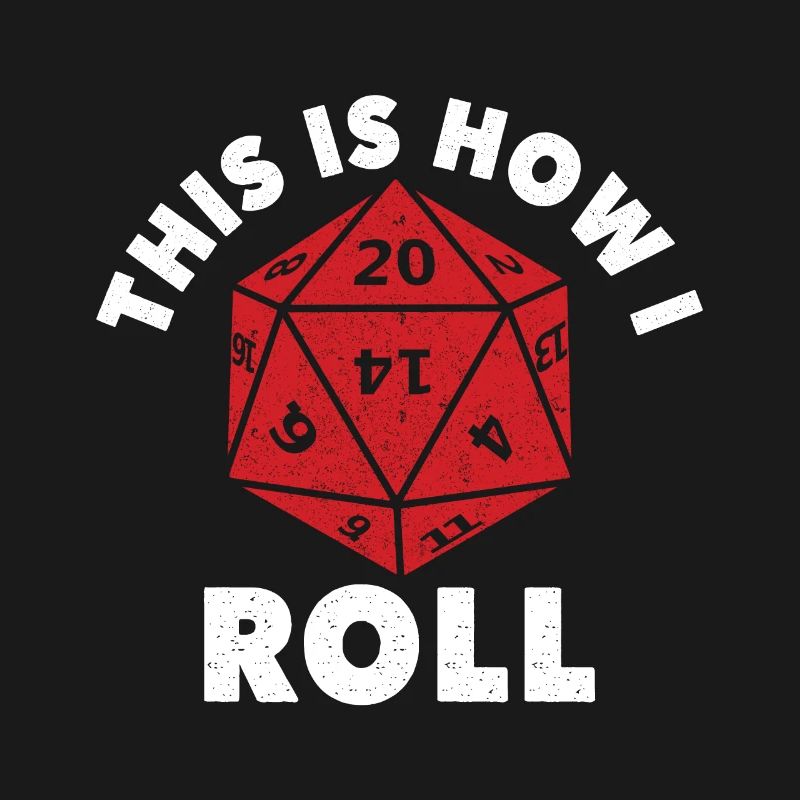 Dungeons Dice RPG Dragons C’EST COMME ÇA QUE JE ROULE