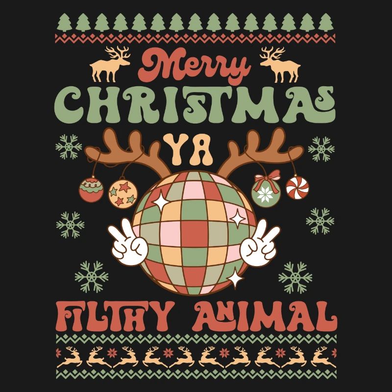 Pull de Noël moche