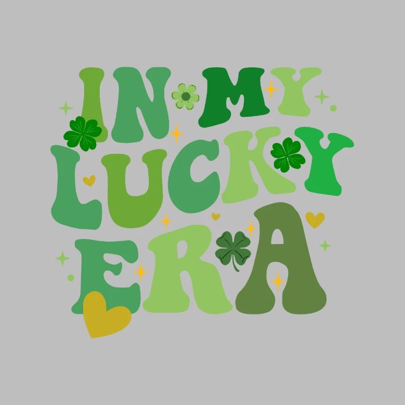 Dans mon ère chanceuse, le trèfle de la Saint-Patrick