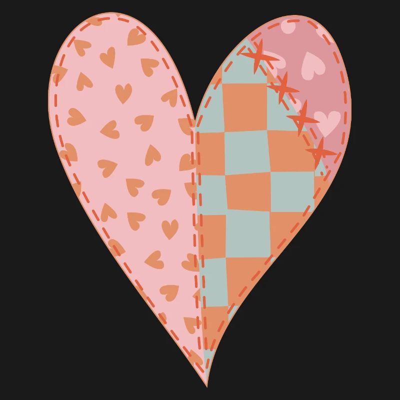 Patchwork Herz Nr. 2