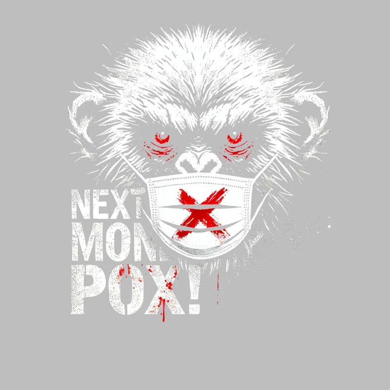 Protest Monkey Face Mask Artwork