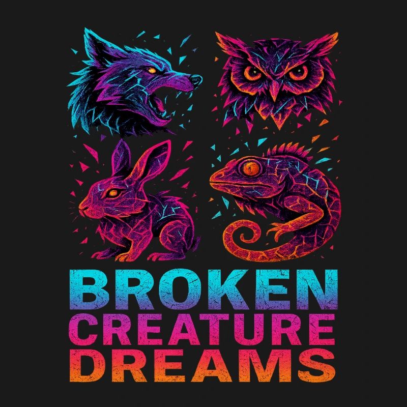 Bizarre Abstrakte Tiere Broken Creatures