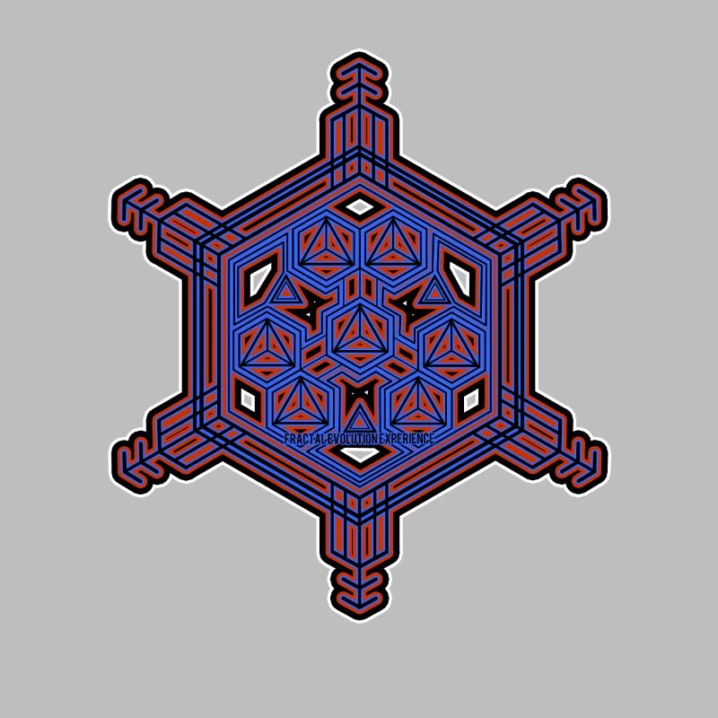 Fractal Evolution Experience Star Hexagon Pattern