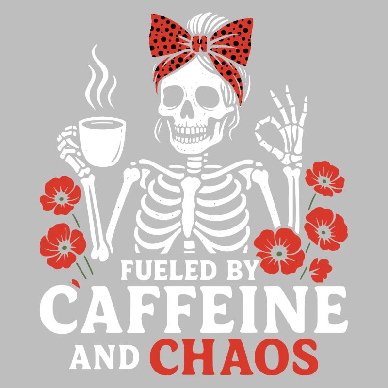 Mutter Koffein Mutter Skelett Kaffee