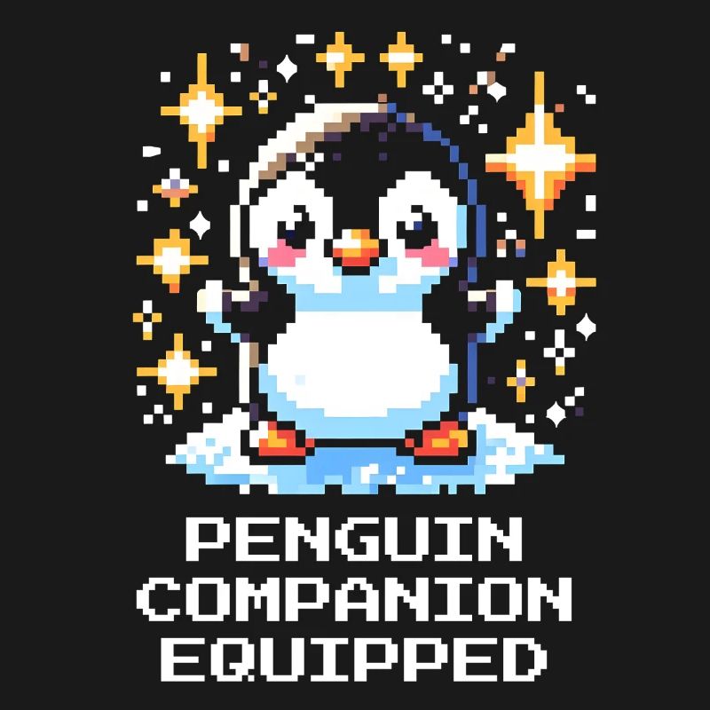 Compagnon pingouin | Compagnon de jeu mignon