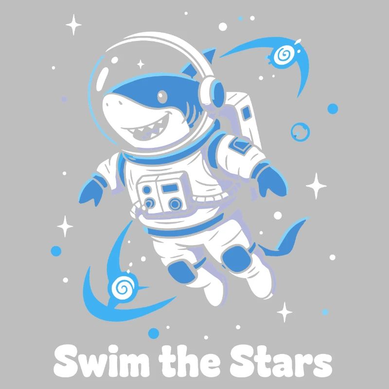 Astronaute requin de l’espace
