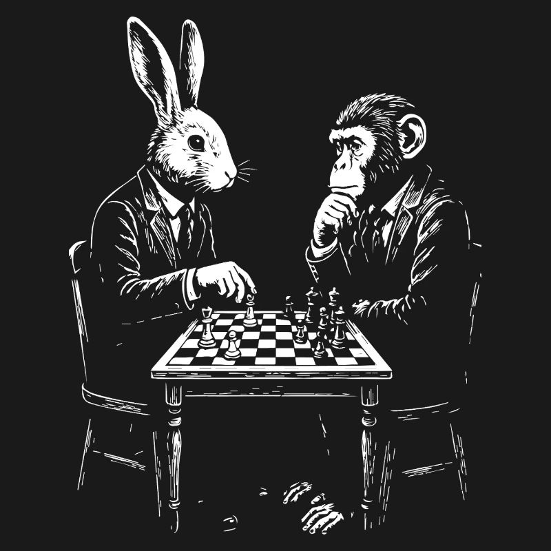 Rabbit and Monkey Chess Duel