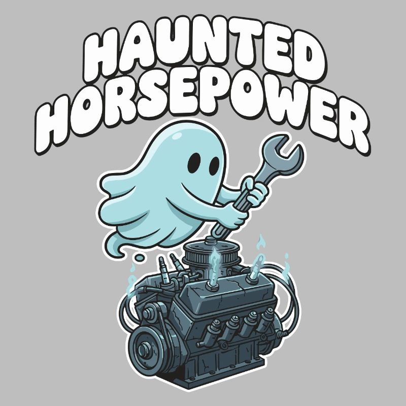 Dessin animé Ghost Engine Hanting Engine