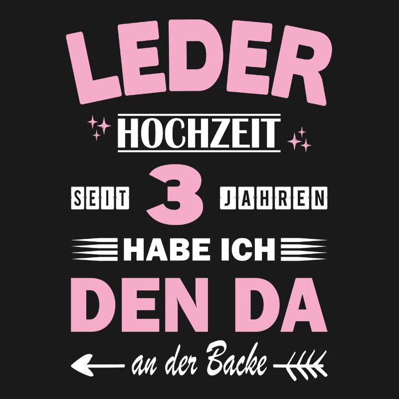 3. Hochzeitstag Ehefrau Jahrestag Ehe Geschenk