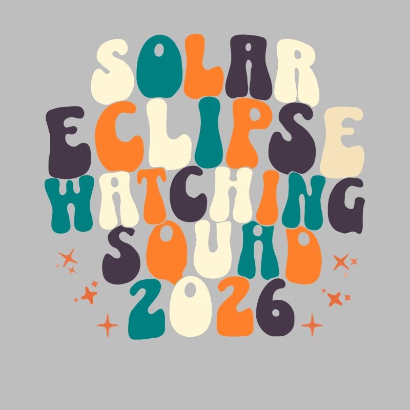 Solar Eclipse Watching Squad 2026