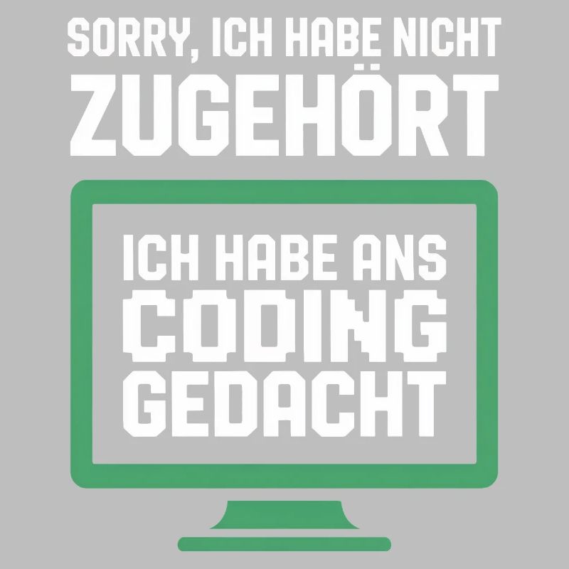 Coding Gedanke am Bildschirm