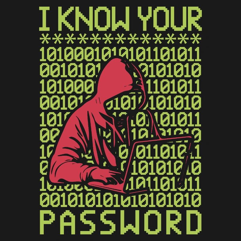 Hacker hackt Programmierer Linux Passwort Hacker