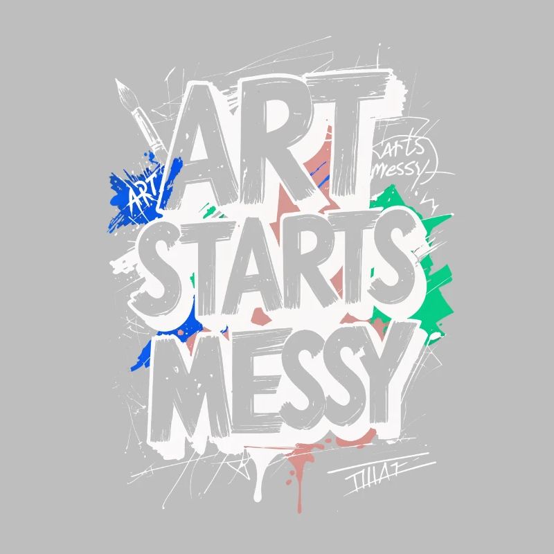 Scribble Doodle Drawing Art Starts Messy