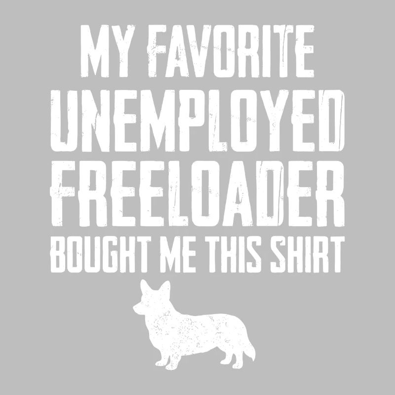 Funny Corgi Freeloader