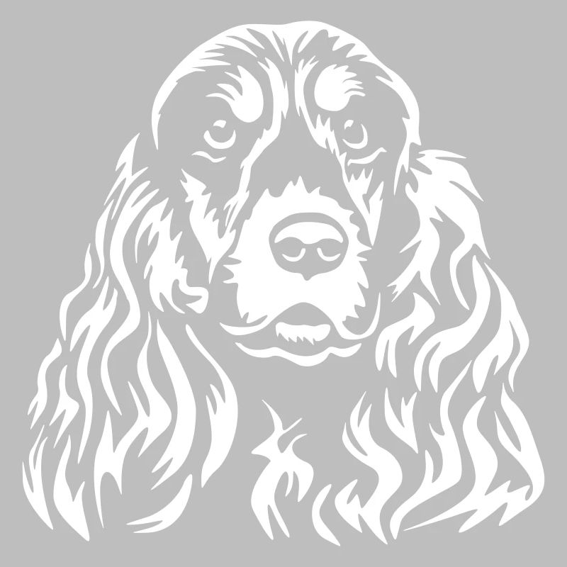 Cocker Spaniel Head "Black Edition"